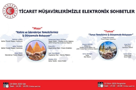 TİCARET MÜŞAVİRLERİMİZLE ELEKTRONİK SOHBETLER - MISIR VE TUNUS HAKKINDA