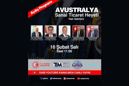 Avustralya Sanal Ticaret Heyeti/Halı Sektörü - Açılış Etkinliği Hk.