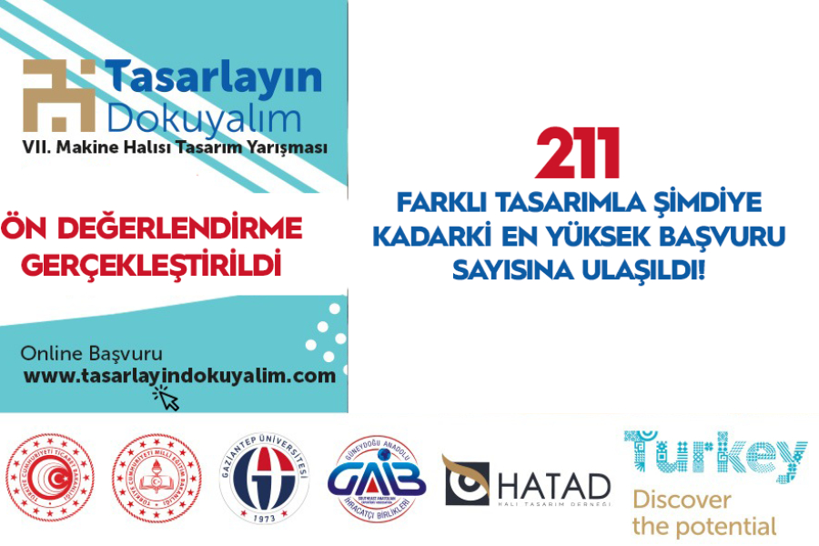 VII. MAKİNE HALISI TASARIM YARIŞMASI ÖN DEĞERLEMESİ GERÇEKLEŞTİRİLDİ.