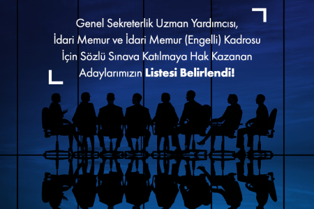 SÖZLÜ SINAVA KATILMAYA HAK KAZANAN ADAYLARIN LİSTESİ