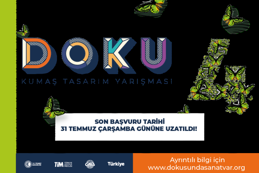 DOKU KUMAŞ TASARIM YARIŞMASI BAŞVURU TARİHİ UZATILDI!