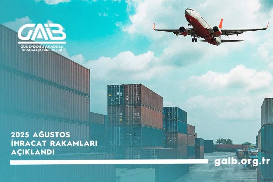 2025 YILI OCAK-AĞUSTOS DÖNEMİ İHRACAT RAKAMLARI