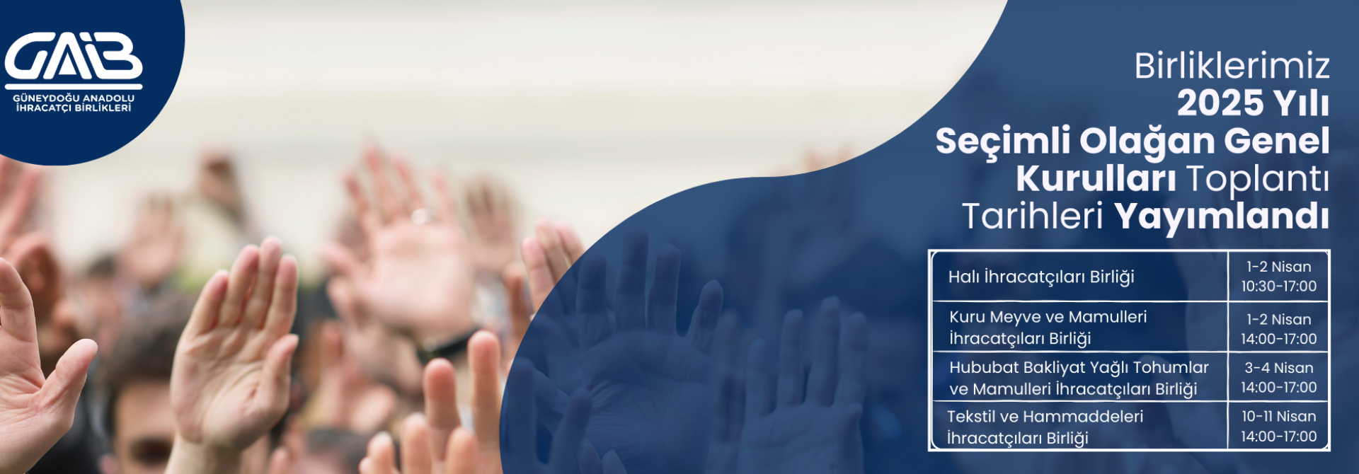Birliklerimiz 2025 Yılı Seçimli Olağan Genel Kurul Toplantıları Çağrı İlanı