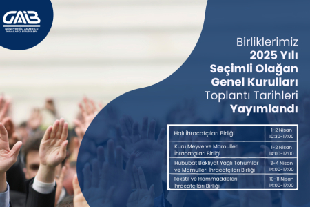 Birliklerimiz 2025 Yılı Seçimli Olağan Genel Kurul Toplantıları Çağrı İlanı