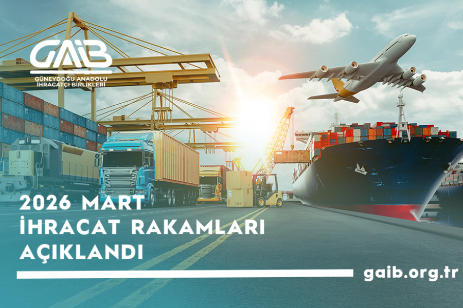 2026 YILI OCAK-MART DÖNEMİ İHRACAT RAKAMLARI